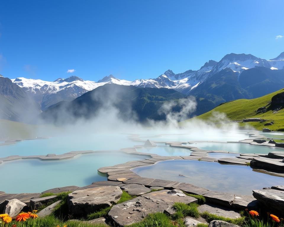 Thermalquellen in Leukerbad