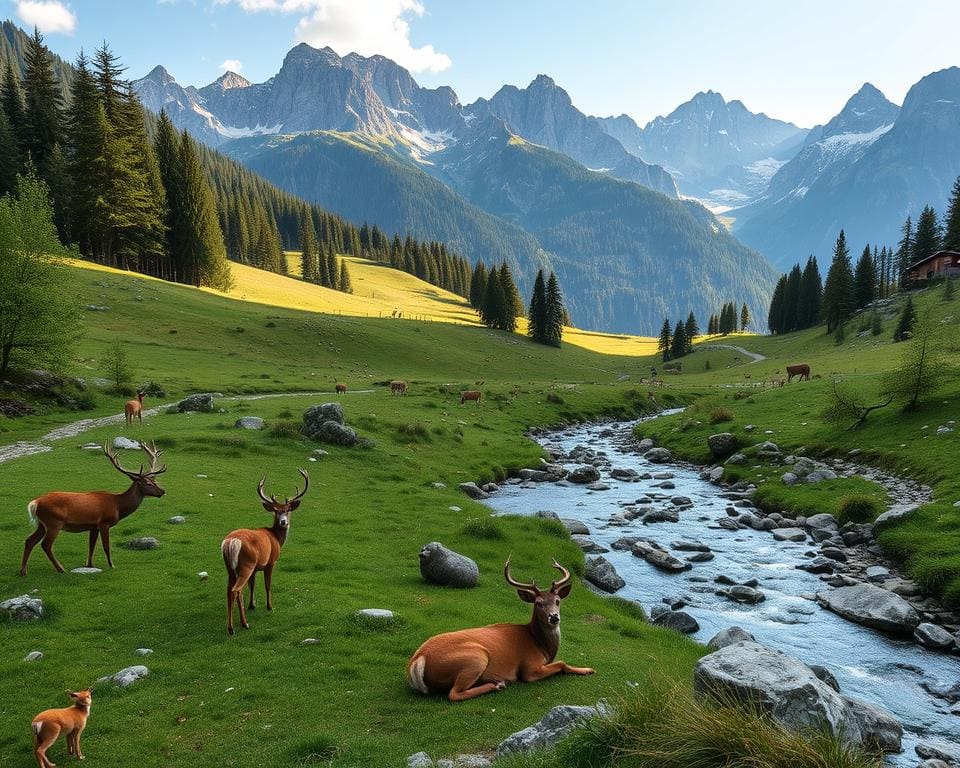 Tierbeobachtung im Nationalpark Zernez