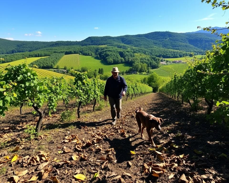 Trüffelsuche in Alba