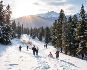 Vaujany: Perfekte Winterwanderwege für die ganze Familie