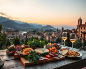 Verona: Genieße italienische Spezialitäten mit Bergblick