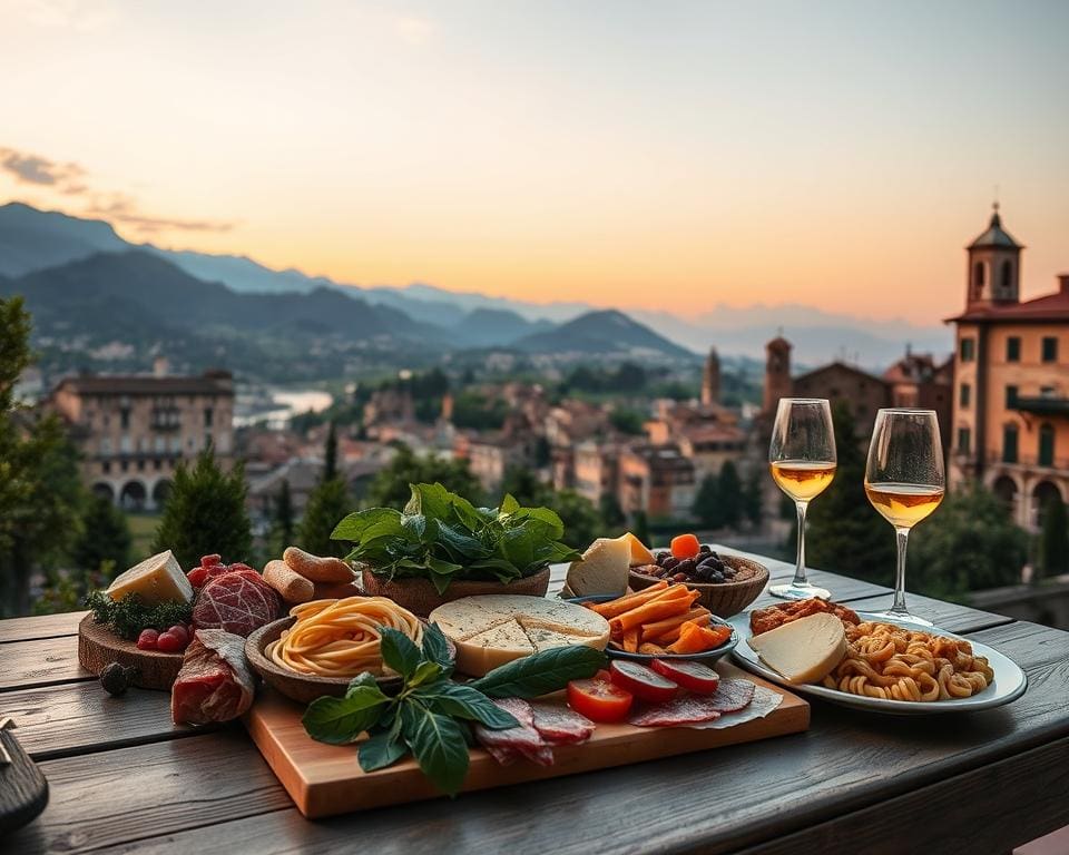 Verona: Genieße italienische Spezialitäten mit Bergblick