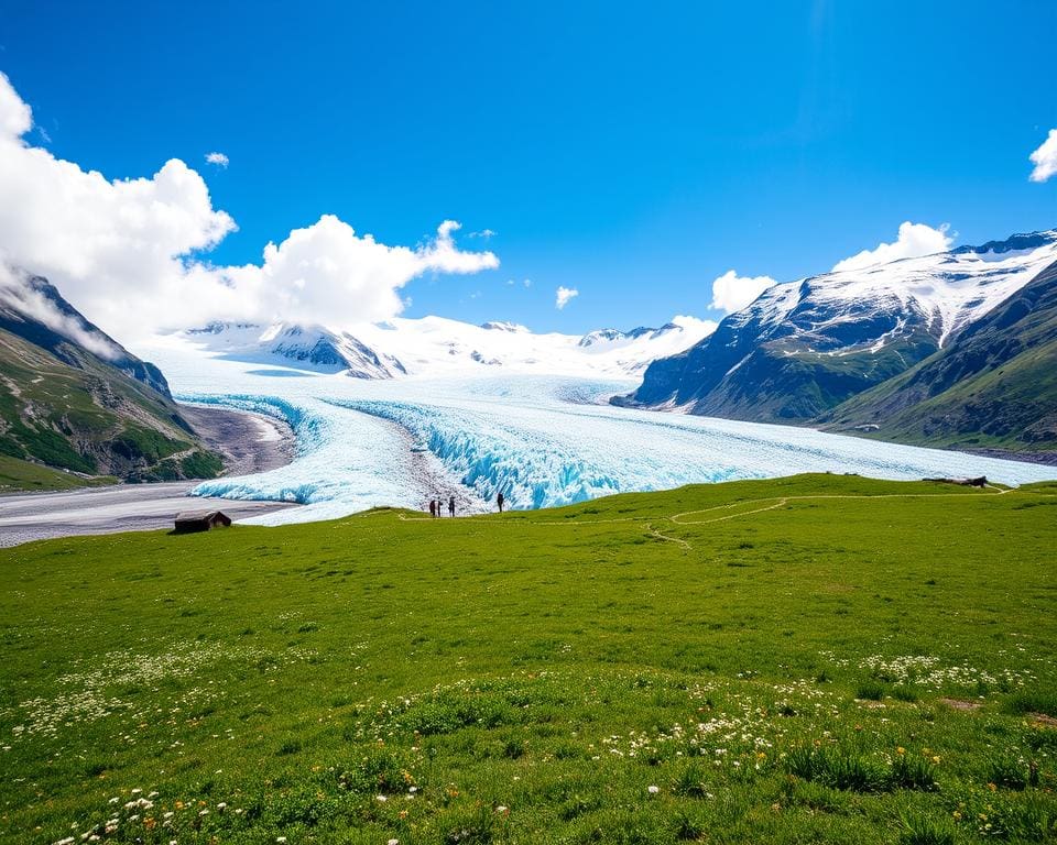 Wanderungen am Aletschgletscher