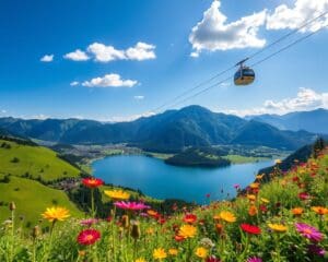 Weesen: Naturerlebnis am Walensee und Seilbahnfahrten