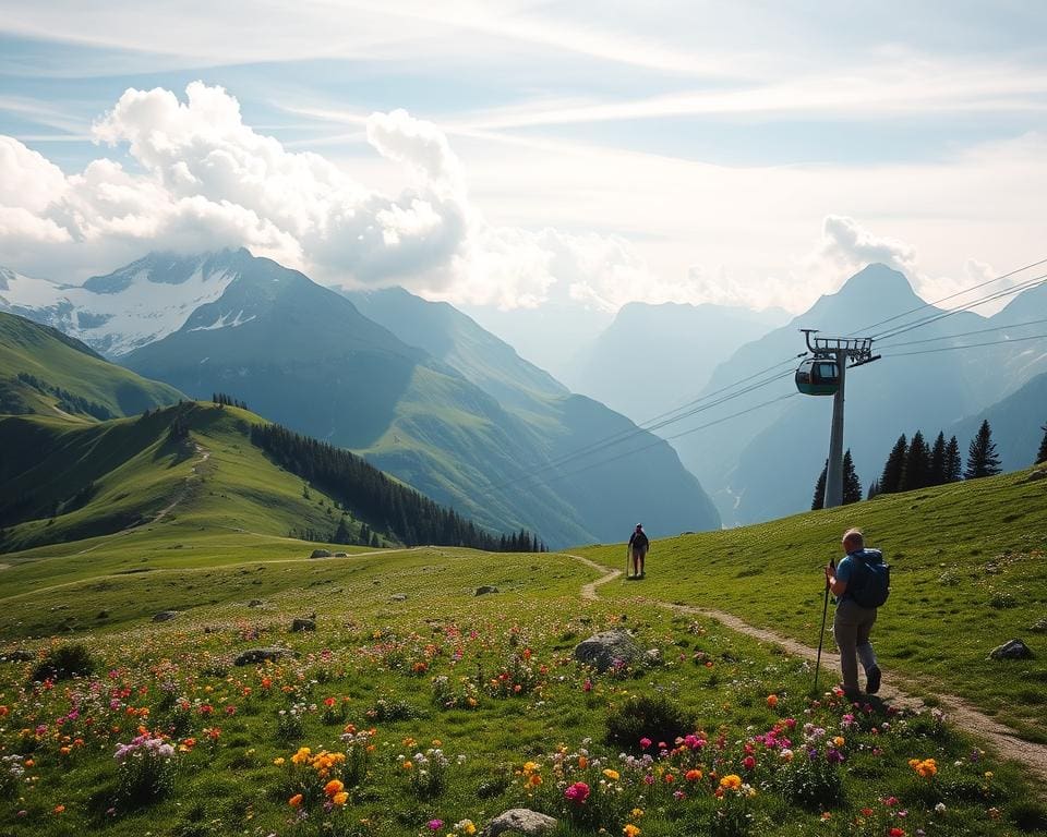 Wengen: Wanderungen und Bergbahnfahrt zum Männlichen