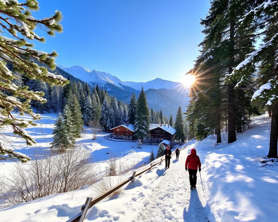 Winterwanderwege in Vaujany