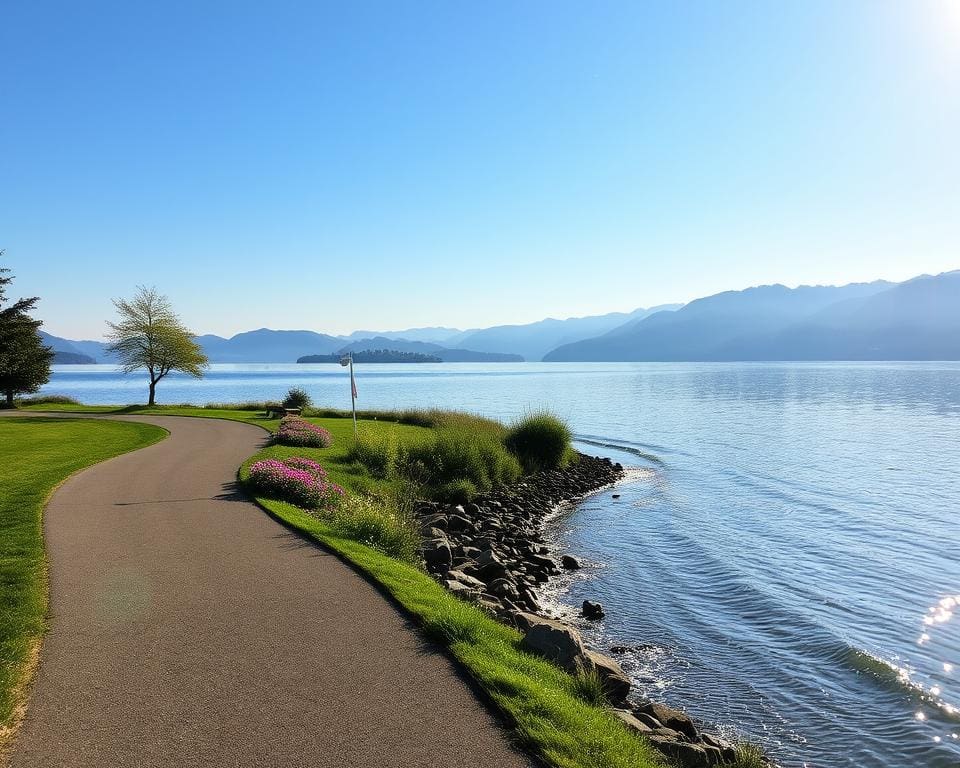 Zug: Spaziergang entlang des Zugersees