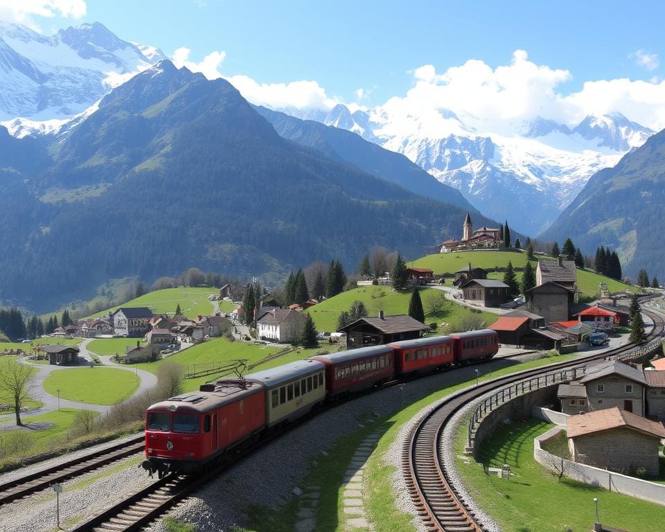 Zugverbindungen Italienische Alpen