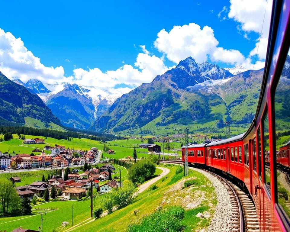 Zugverbindungen zu den schönsten Alpenstädten