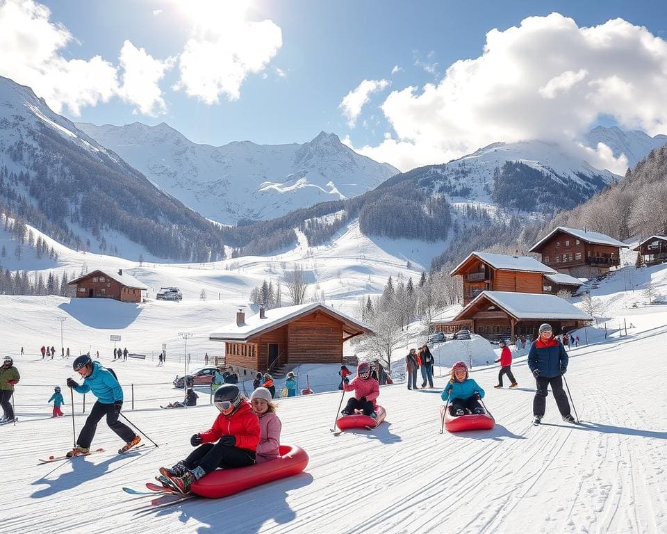 familienfreundliches Skigebiet Saas-Grund