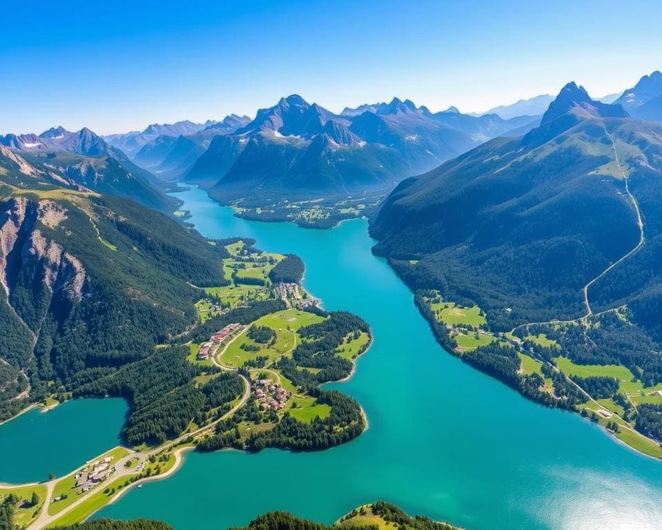 geografische Lage Eben am Achensee