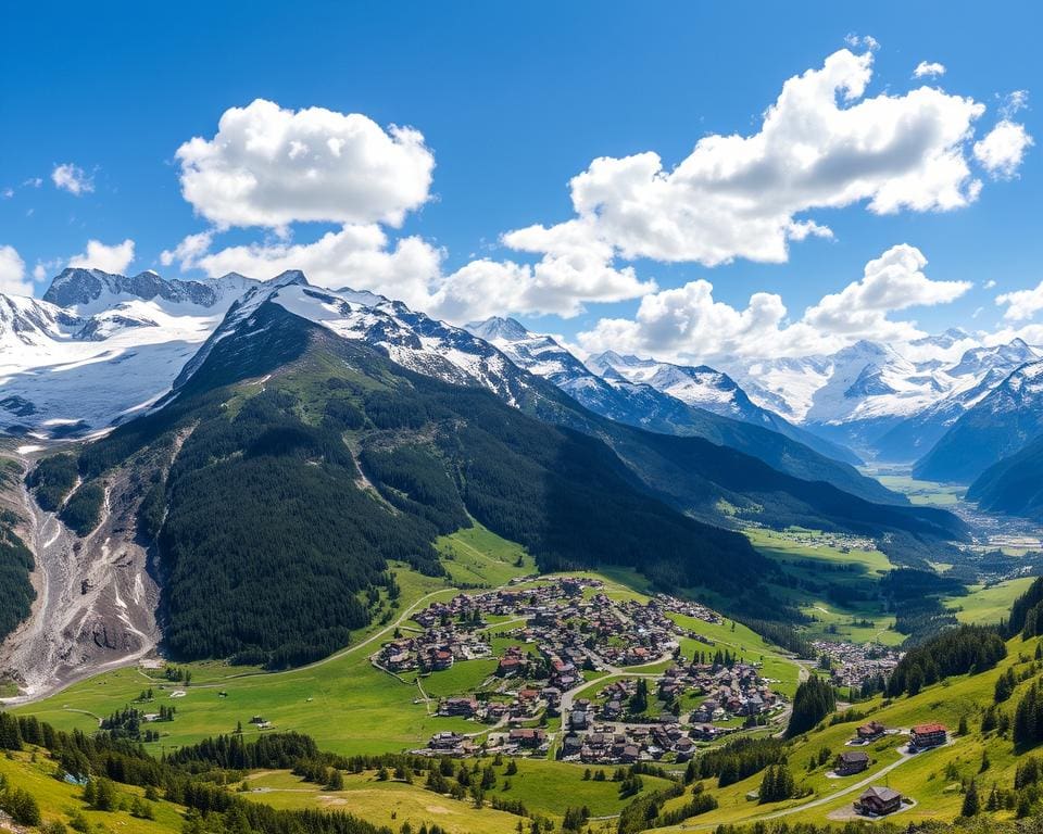 geografische Lage Saas-Fee