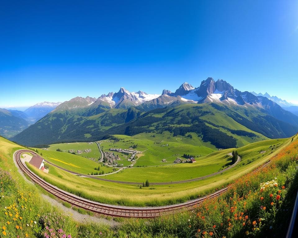 landschaftliche Schönheit Alpen