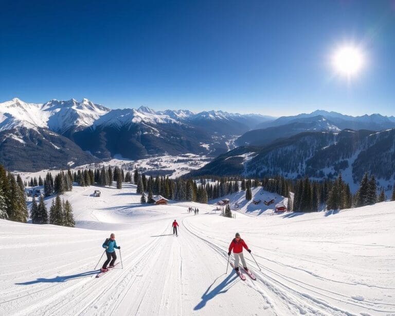 Adelboden: Skifahren und Panoramawanderungen