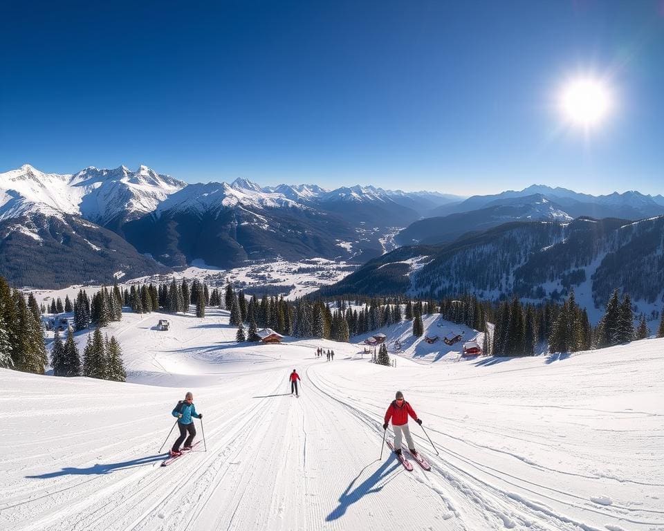 Adelboden: Skifahren und Panoramawanderungen