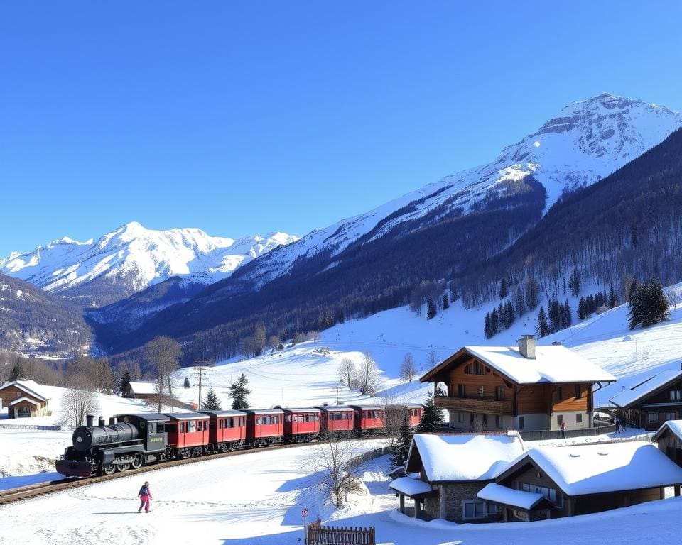 Aosta: Historische Zugfahrten und Skifahren im Aostatal