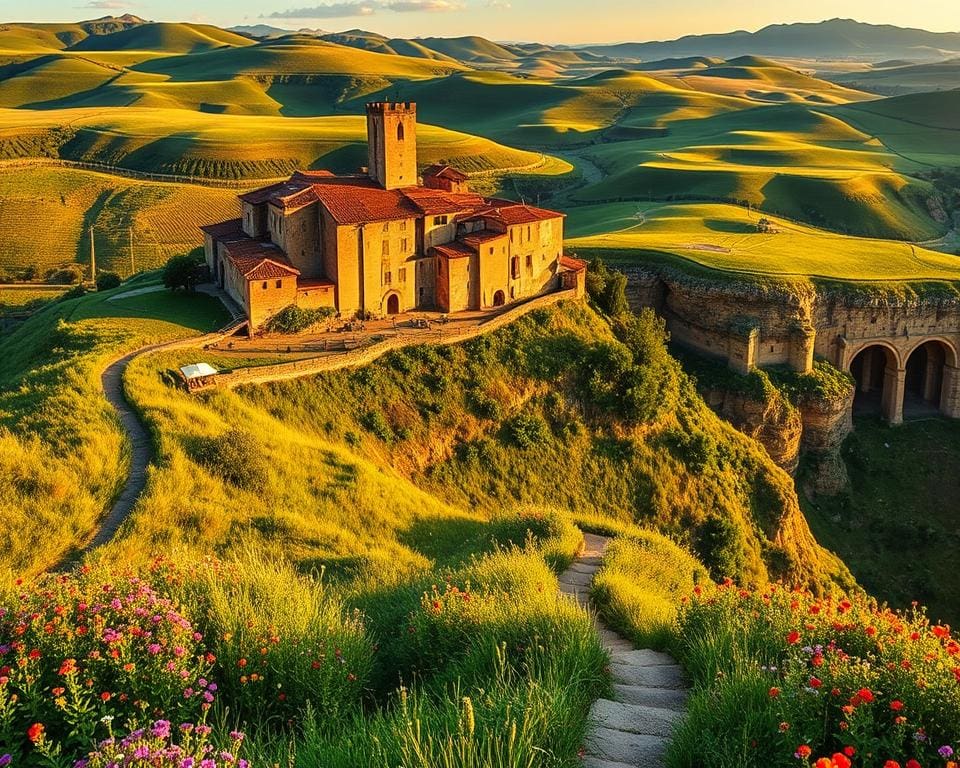 Civita di Bagnoregio und die Tiberklamm