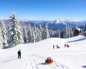 Les Saisies: Familienfreundliche Winterwanderwege im Schnee