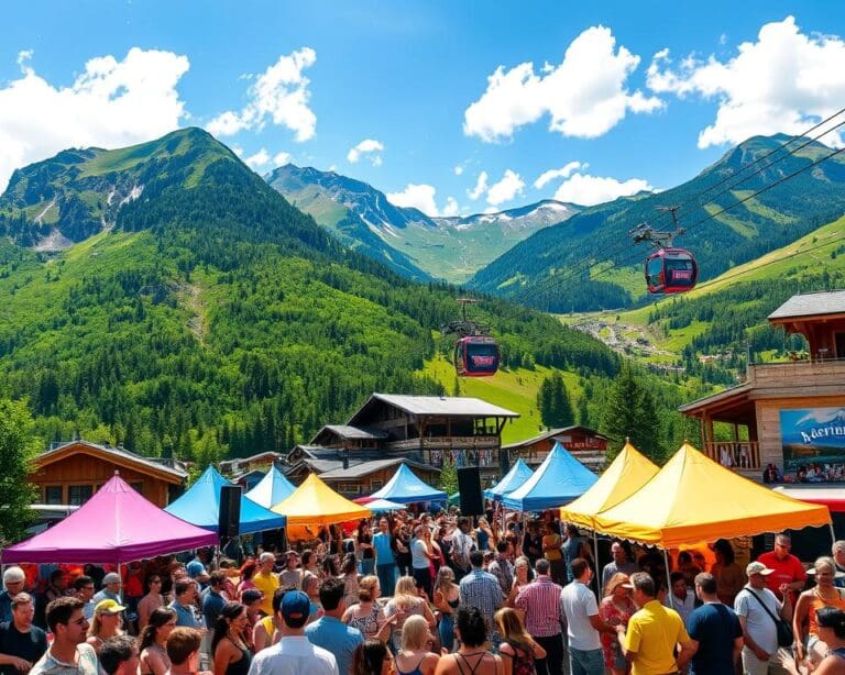 Mayrhofen: Penkenbahn und Musikfestivals