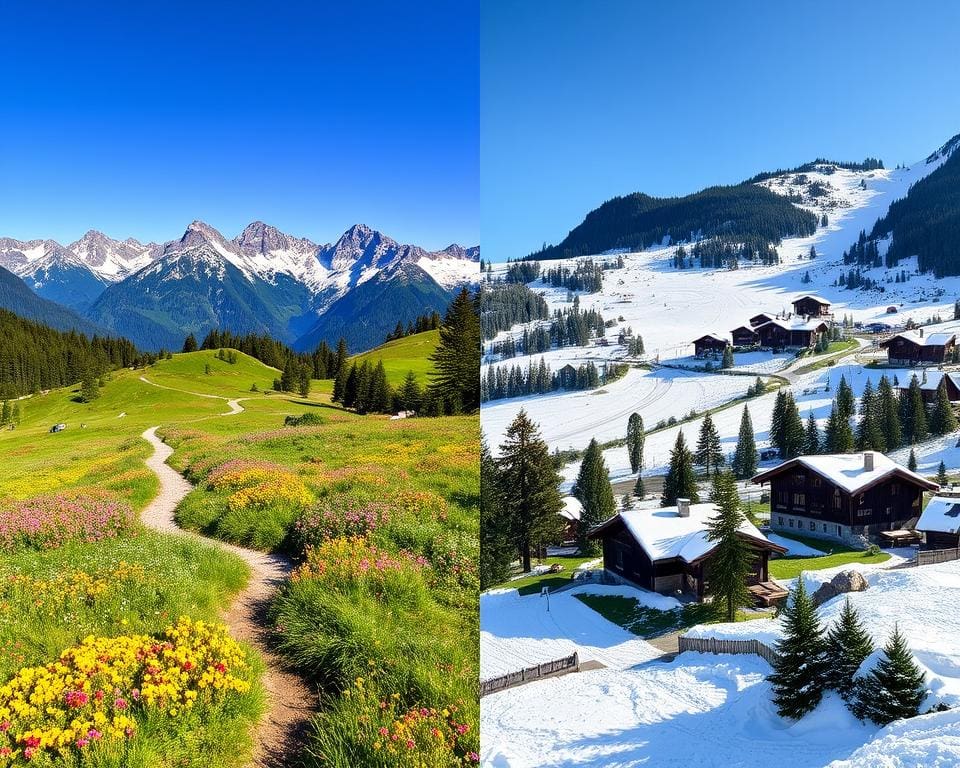 Oberstdorf: Wandern im Sommer, Skifahren im Winter