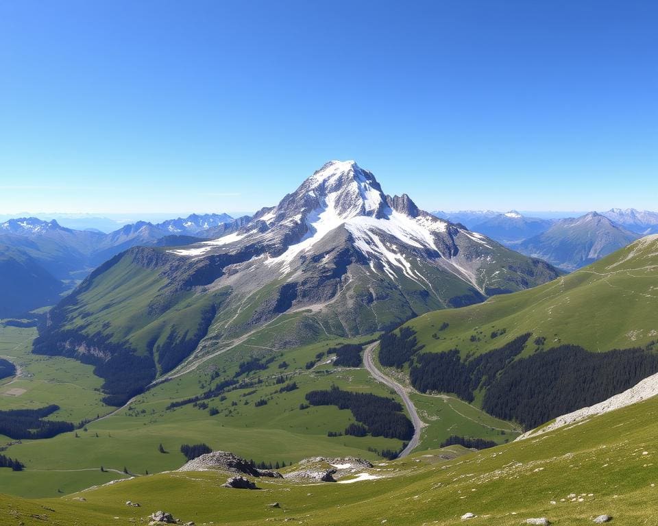 Ortler und seine majestätische Umgebung