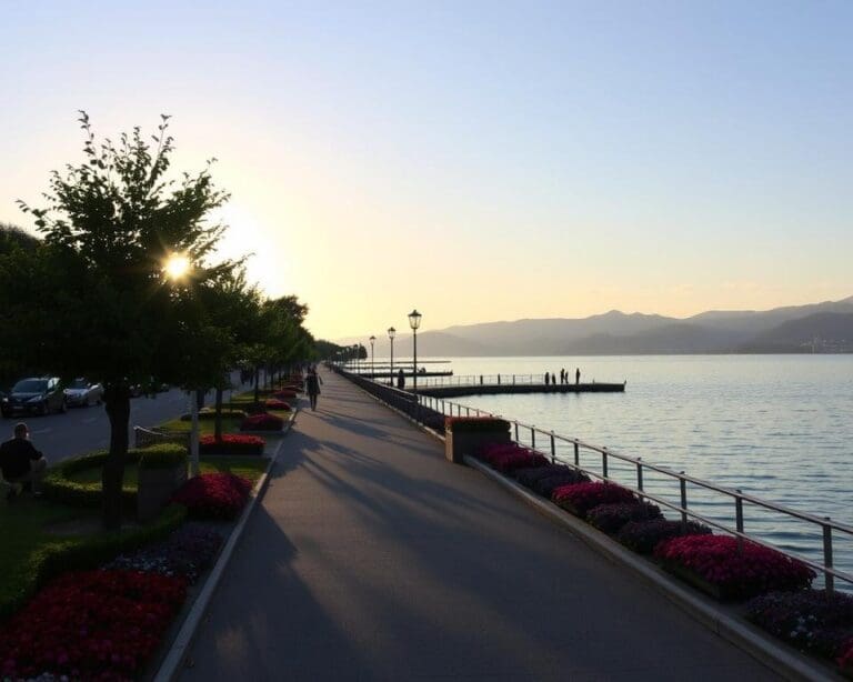 Thonon-les-Bains: Spaziergänge entlang des Ufers vom Lac Léman