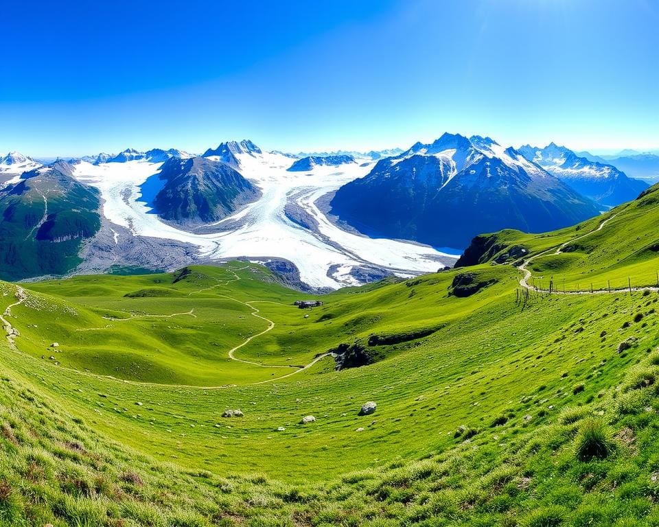 Wanderungen am Aletschgletscher in Riederalp