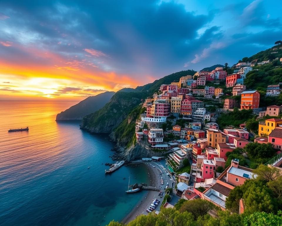 malerische Lage Positano