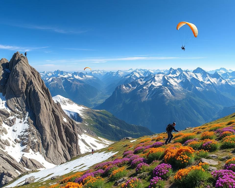 Bergsportarten in den Alpen