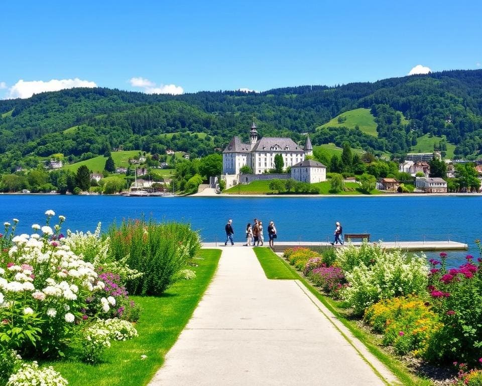 Rapperswil: Wandern am Zürichsee und Schlossbesuch