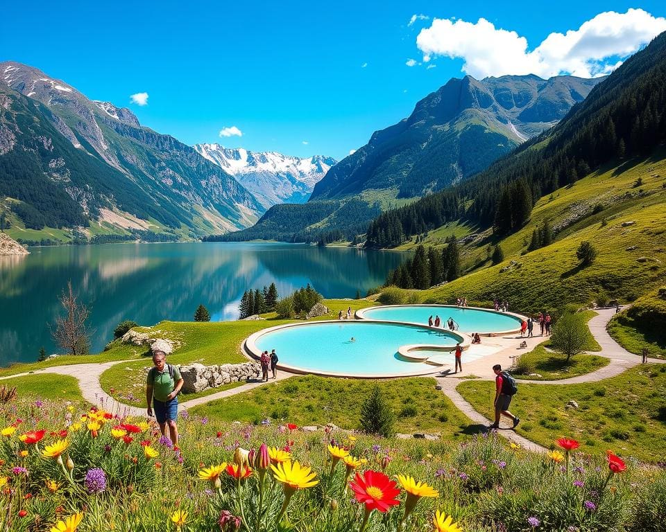 Scuol: Thermalbäder und Bergwanderungen in Graubünden