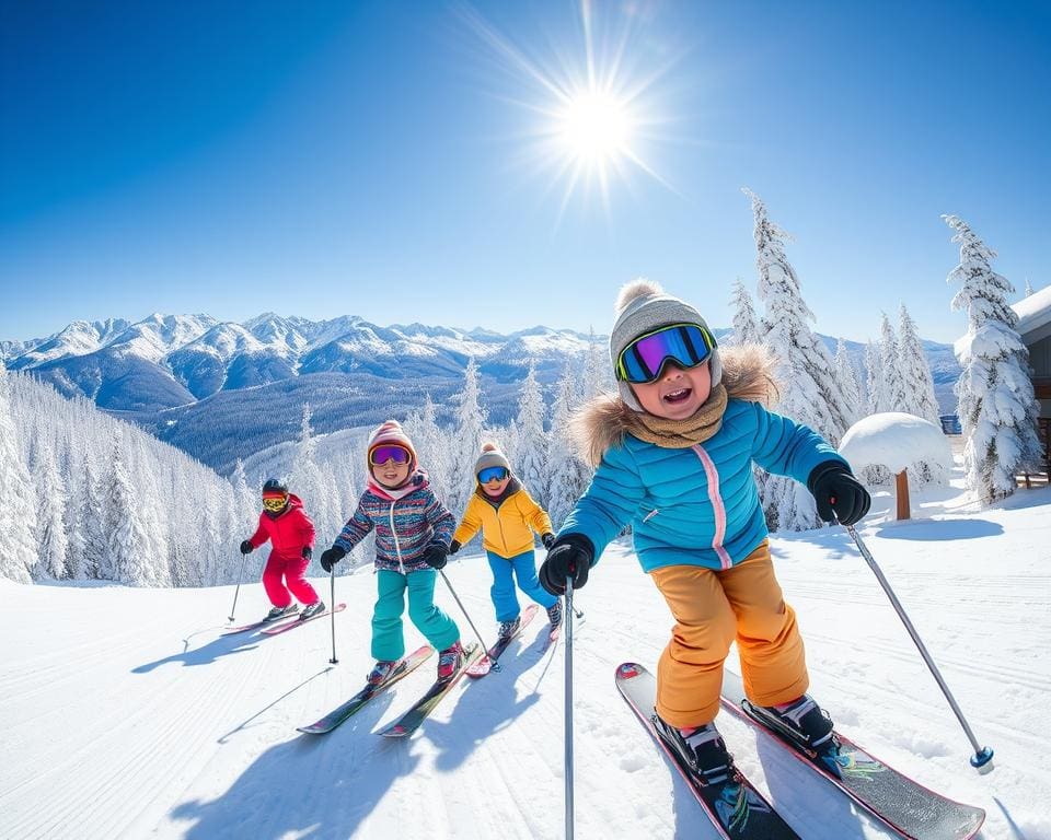 Skifahren mit Kindern