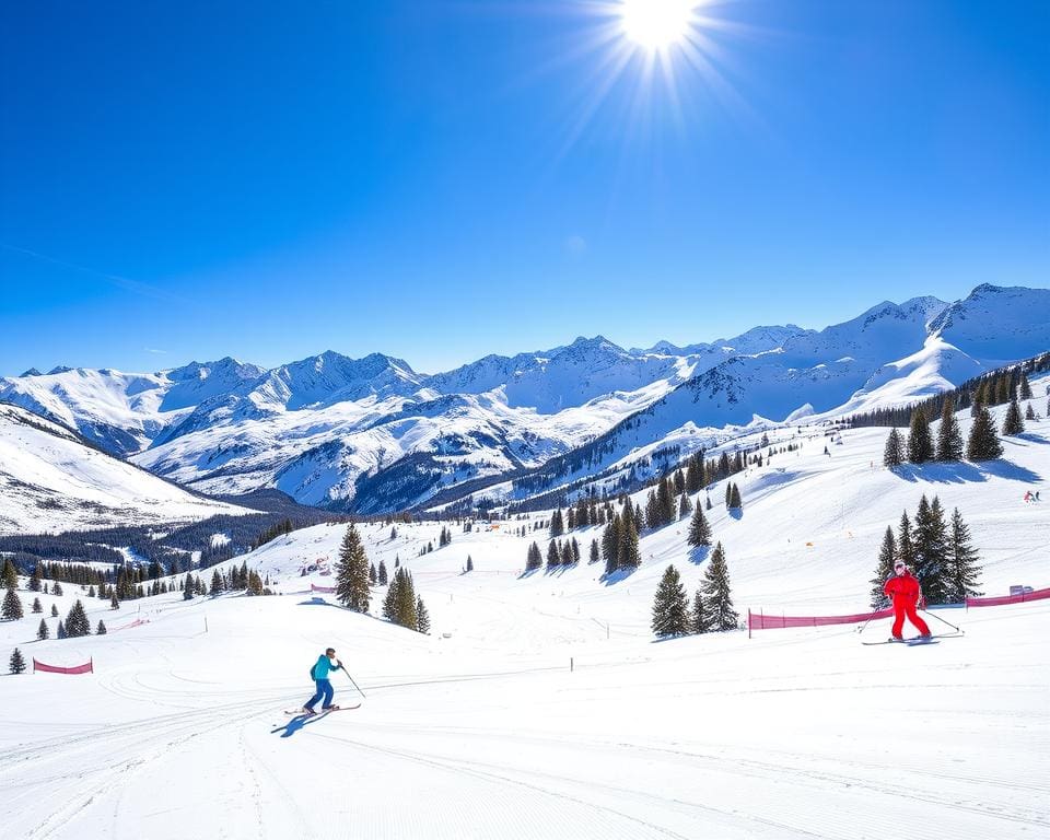 Sonnenskifahren Alpe d’Huez