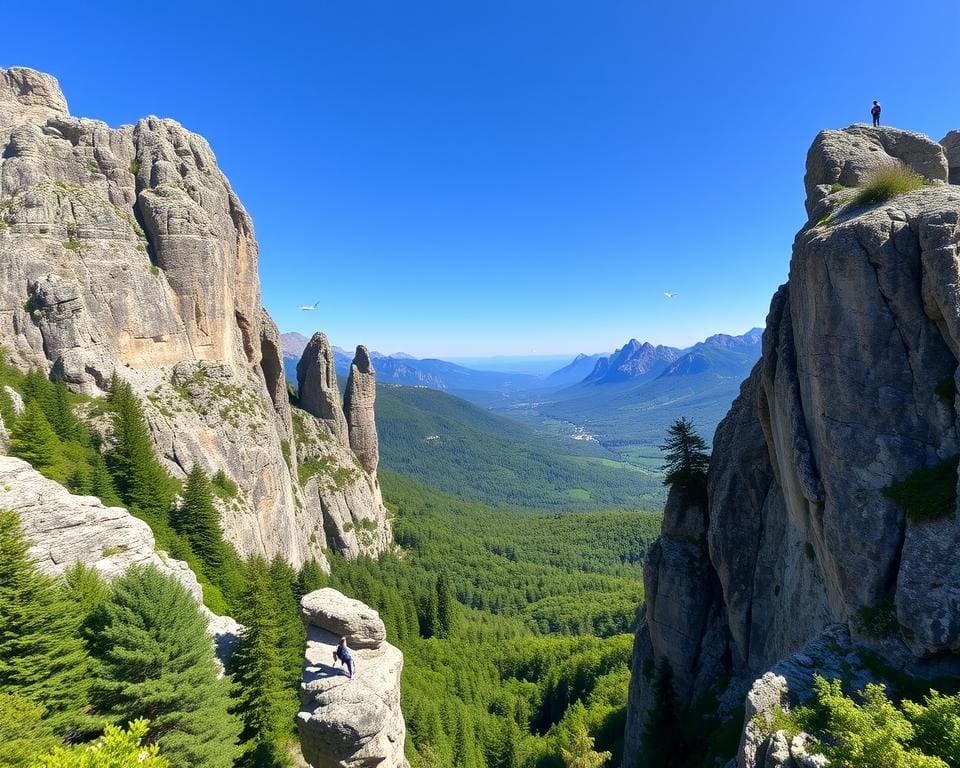 Top-Klettergebiete in Deutschland