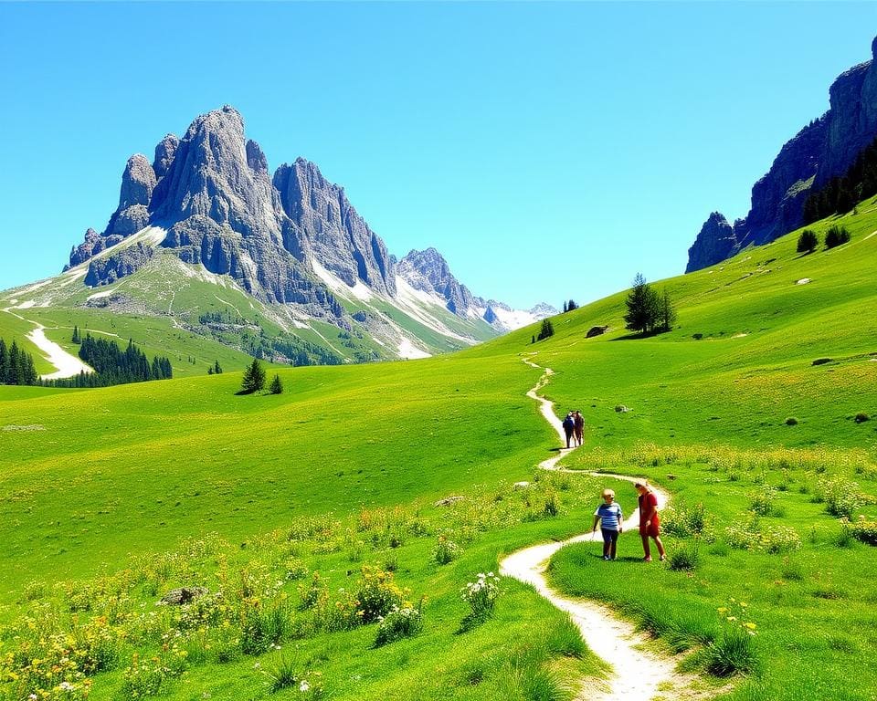 Wanderungen in der Natur in der Tiroler Bergwelt