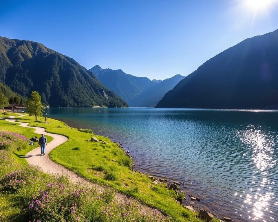 Weesen: Spaziergänge und Radtouren am Walensee