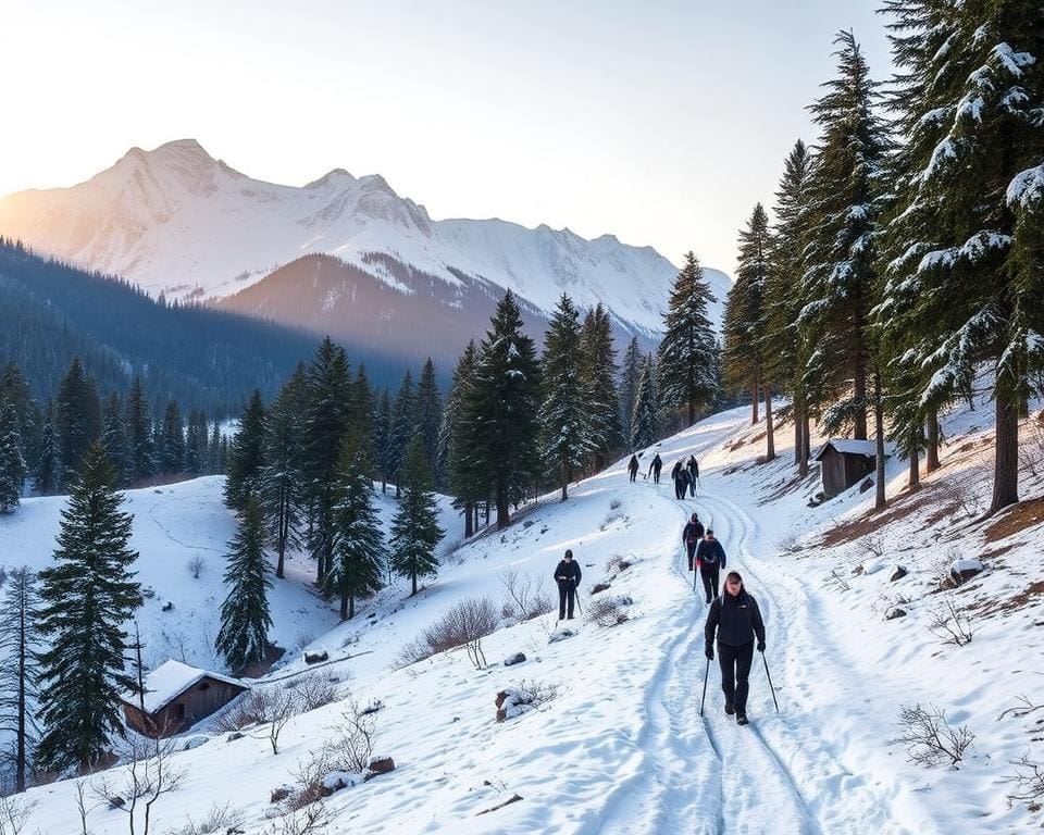 Winterwandern in Courmayeur