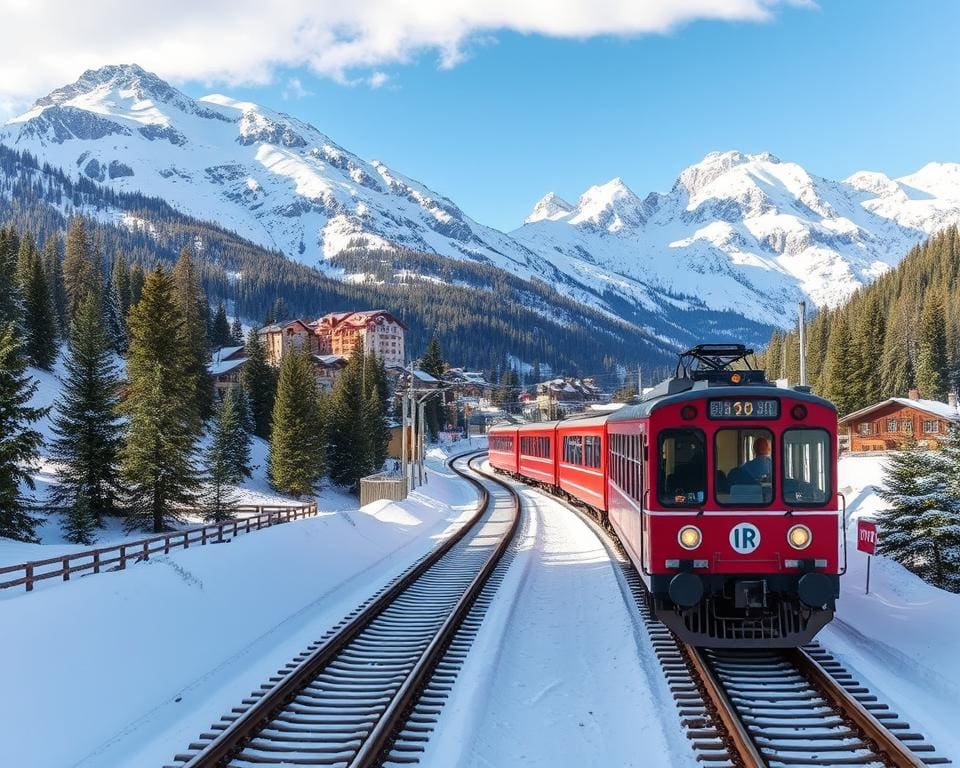 Zugverbindungen zu den besten Skigebieten