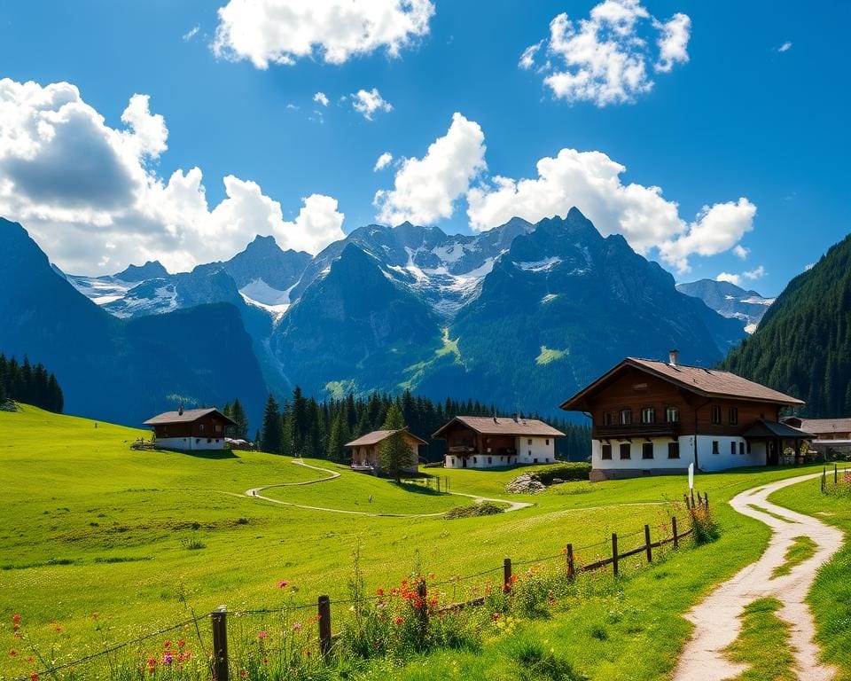 Alpenlandschaft in Alpbach