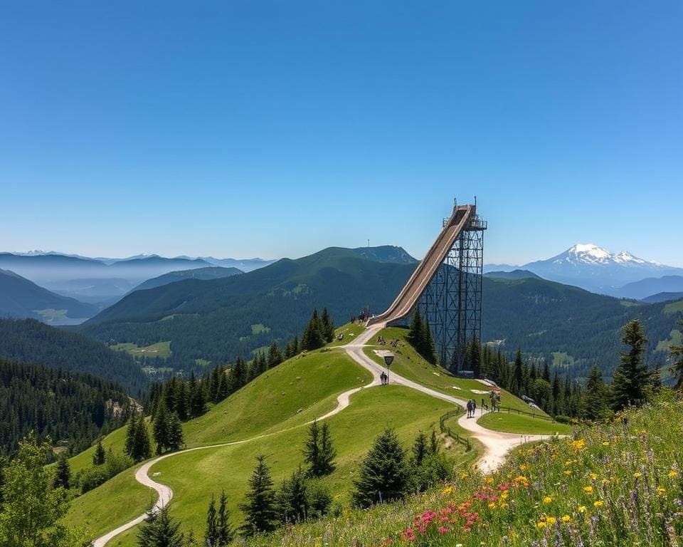 Bischofshofen Naturpfade und Skisprungschanze