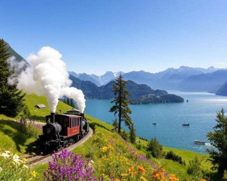 Brienz: Dampfbahnfahrt und Bootsfahrten auf dem See