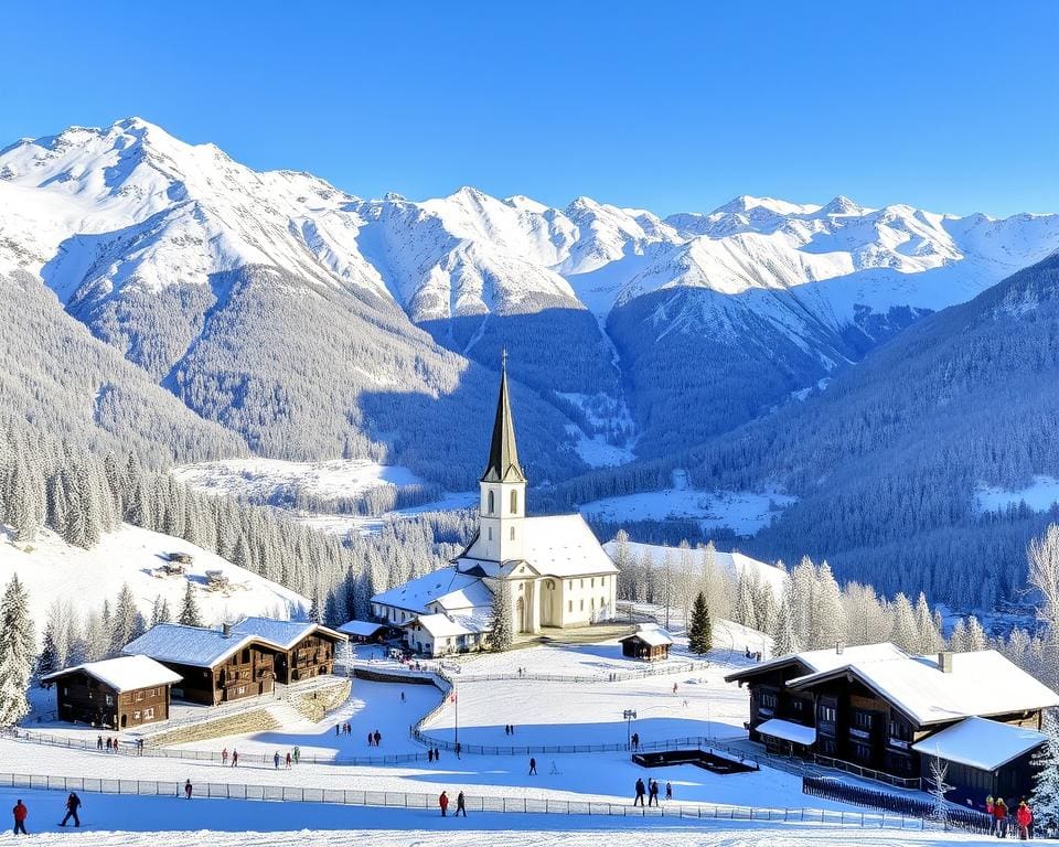 Engelberg Skigebiet Kloster