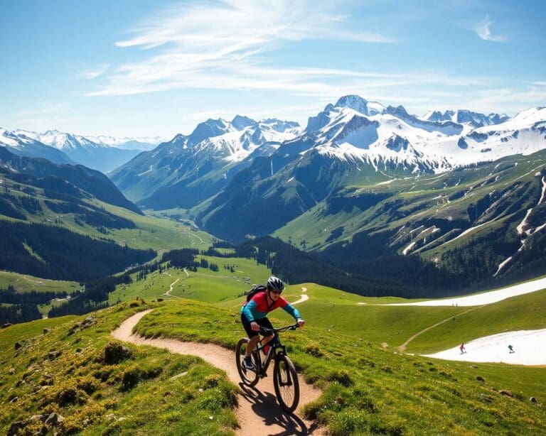 Laax: Mountainbiking und Snowboard-Abenteuer