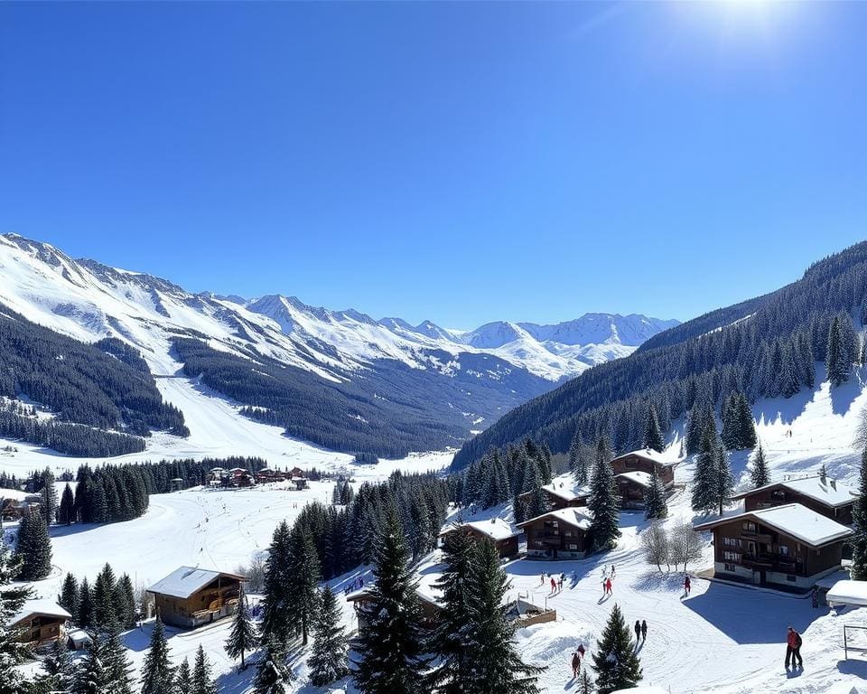 Les Contamines-Montjoie im Skigebiet