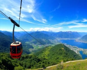 Lugano: Seilbahnfahrten und Spaziergänge in den Bergen