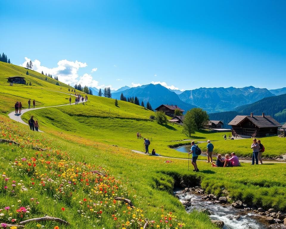 Sommeraktivitäten in Schöllang