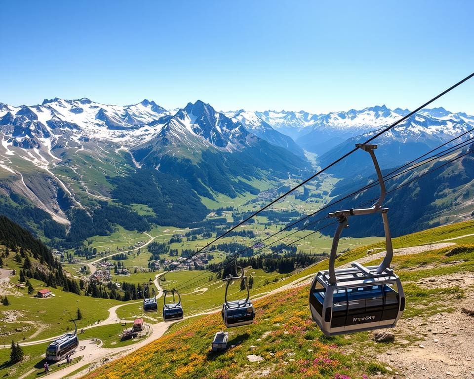 Valloire: Abenteuerliche Seilbahntouren durch die Alpenregion