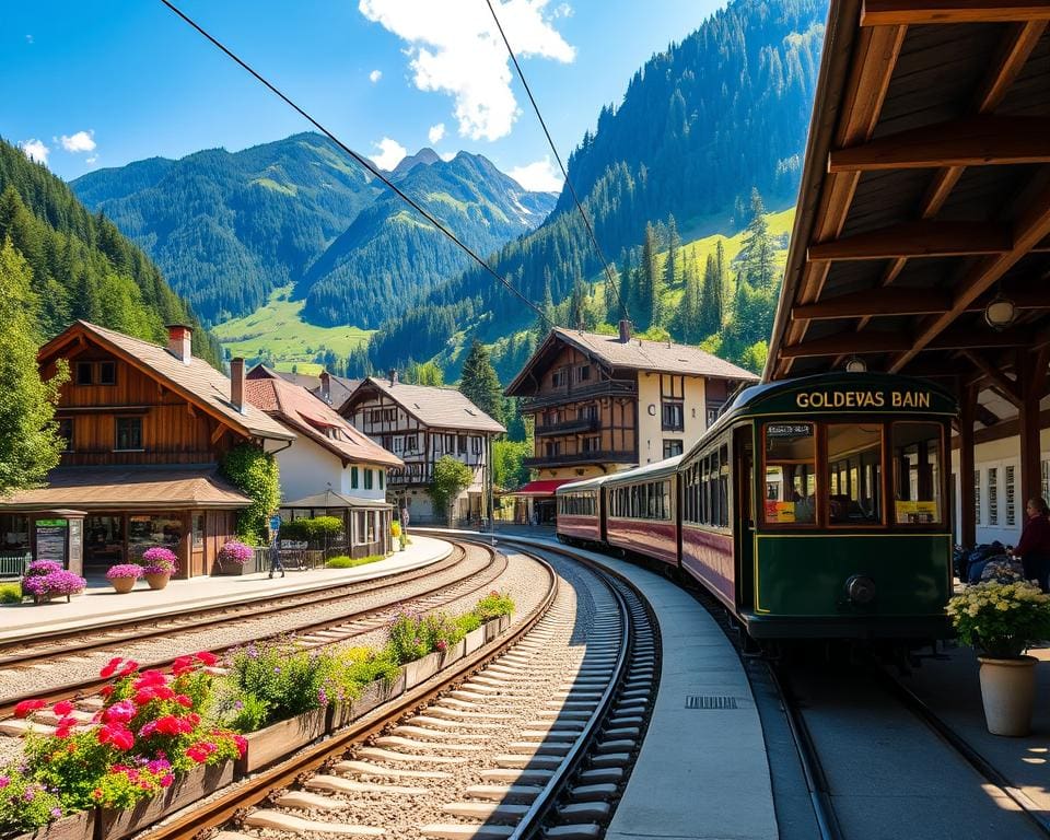 Zweisimmen und GoldenPass-Bahn