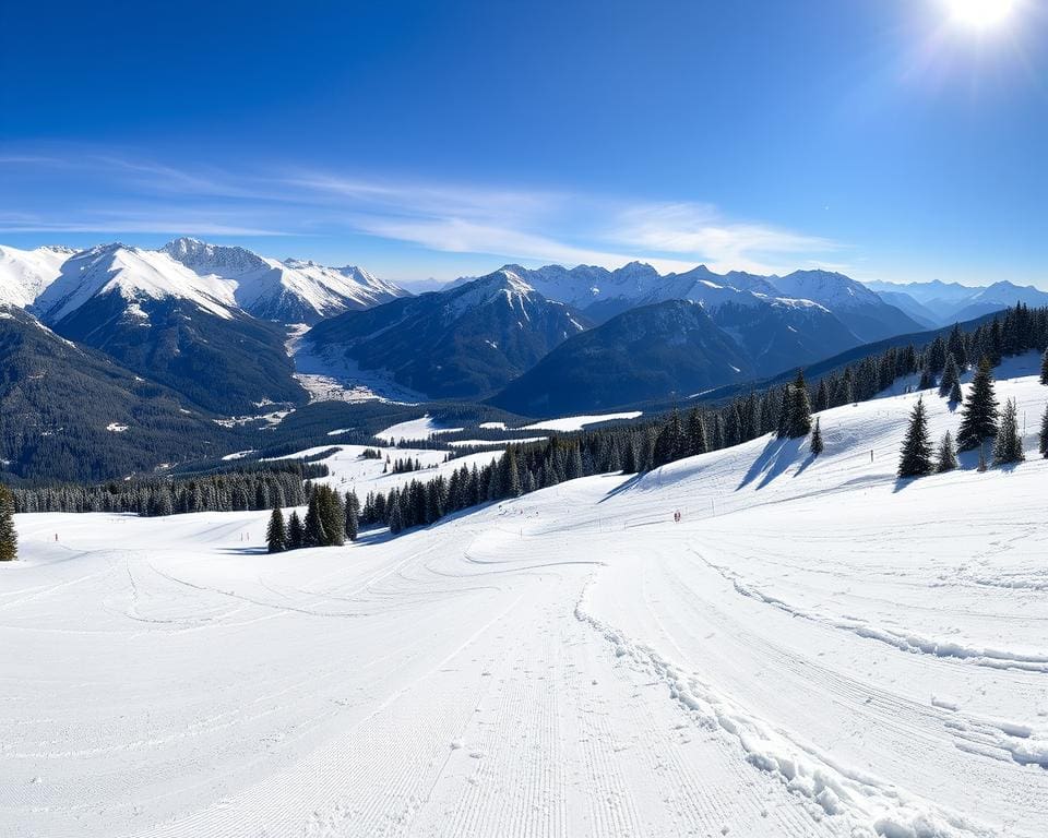 perfekt präparierte Pisten in Südtirol