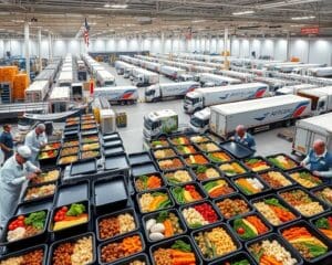 Wie organisiert ein Airline-Cateringlogistiker Abläufe?